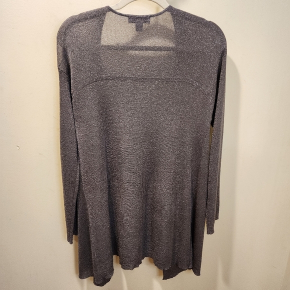 Coldwater Creek Glitter Open Front Cardigan size M - Picture 8 of 9